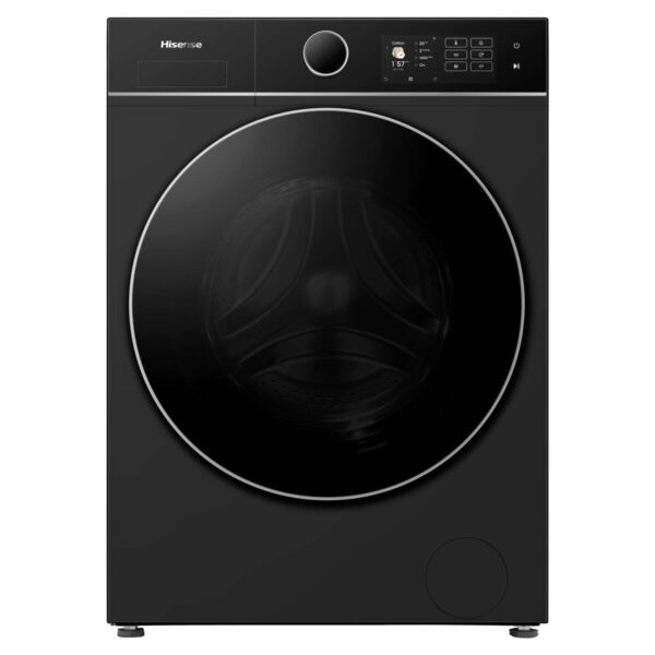 Hisense KitchenFit 5i Series WD5I1245BBR, 12kg/ 8kg Washer Dryer, D Rated in Black