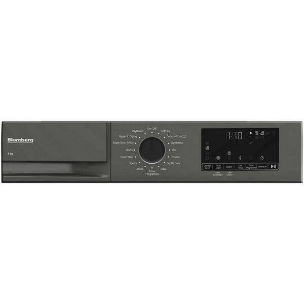 Blomberg LTA18321G 8kg Heat Pump Tumble Dryer Graphite