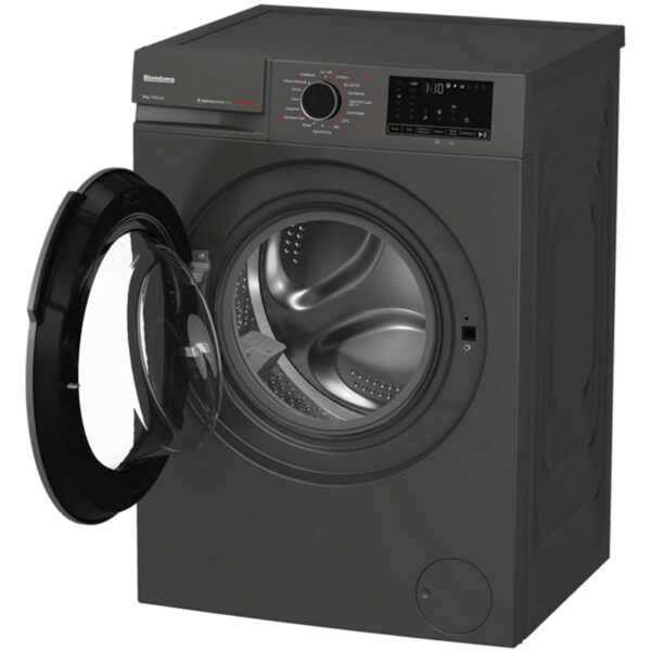 Blomberg LWA18461G 8kg 1400 Spin Washing Machine Graphite