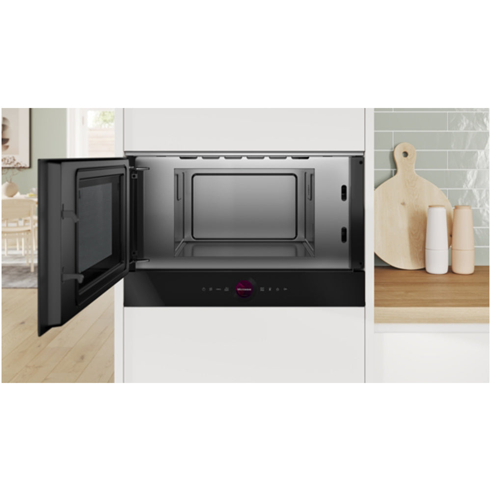 Bosch BFL7221B1B Series 8 Built In Microwave Oven Black