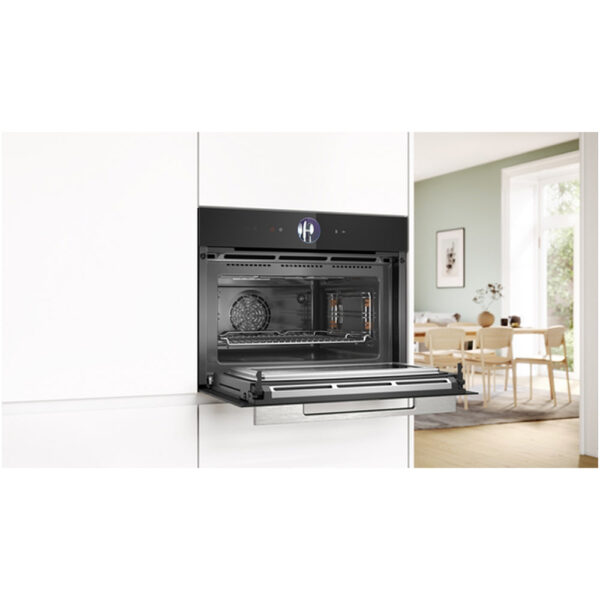 Bosch CMG7761B1B Series 8 Built-In Combi Microwave - Black