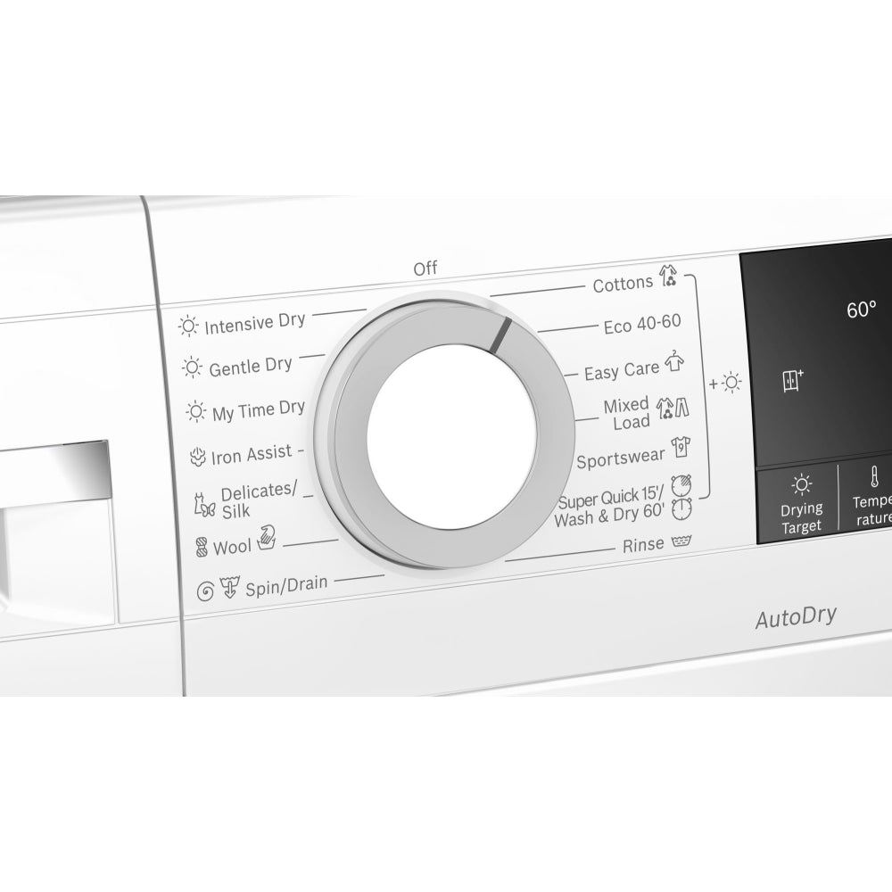 Bosch Series 4 WNA134U8GB Freestanding Washer Dryer 8kg/5kg 1400 Spin White - Clearance