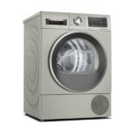 Bosch WQG245S9GB Serie 6 Heat Pump Tumble Dryer 9kg Silver Inox