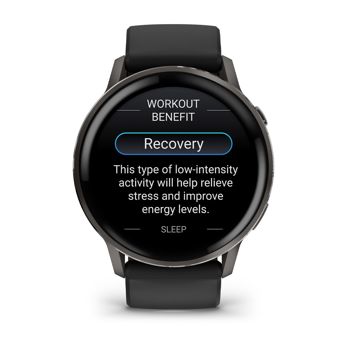 Garmin Venu 4 GPS Smartwatch 45mm Bluetooth Slate with Black Band – 1.4" AMOLED, ECG, LED Flashlight
