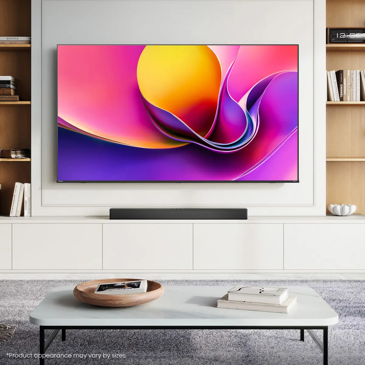 Hisense 55E6QTUK 55" 4K Ultra HD HDR Smart TV – Dolby Vision, Freely, VIDAA, 3x HDMI 2.1 (2025)