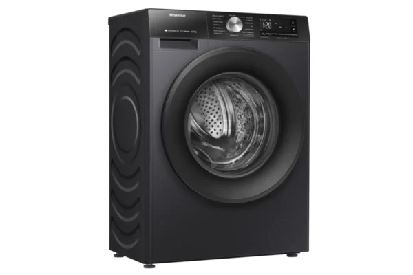 Hisense 3S Series WD3S8043BB3 8kg/5kg 1400 Spin Washer Dryer, Wi-Fi, Steam – Black