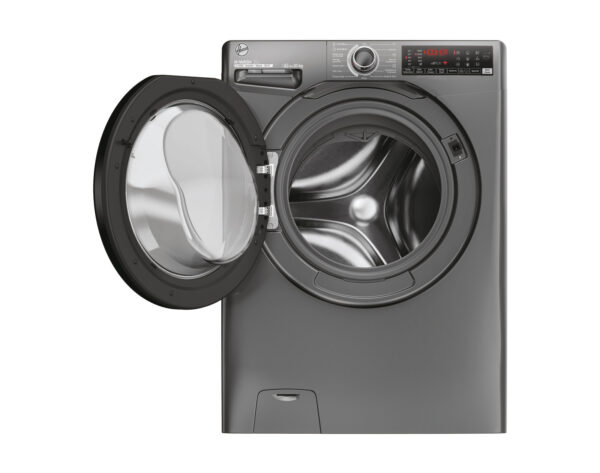 Hoover H-WASH 350 H3WPS4106TAMBR80 10kg 1400 Spin Washing Machine, Wi-Fi, Steam – Graphite
