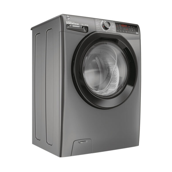 Hoover H-WASH 350 H3WPS4106TAMBR80 10kg 1400 Spin Washing Machine, Wi-Fi, Steam – Graphite