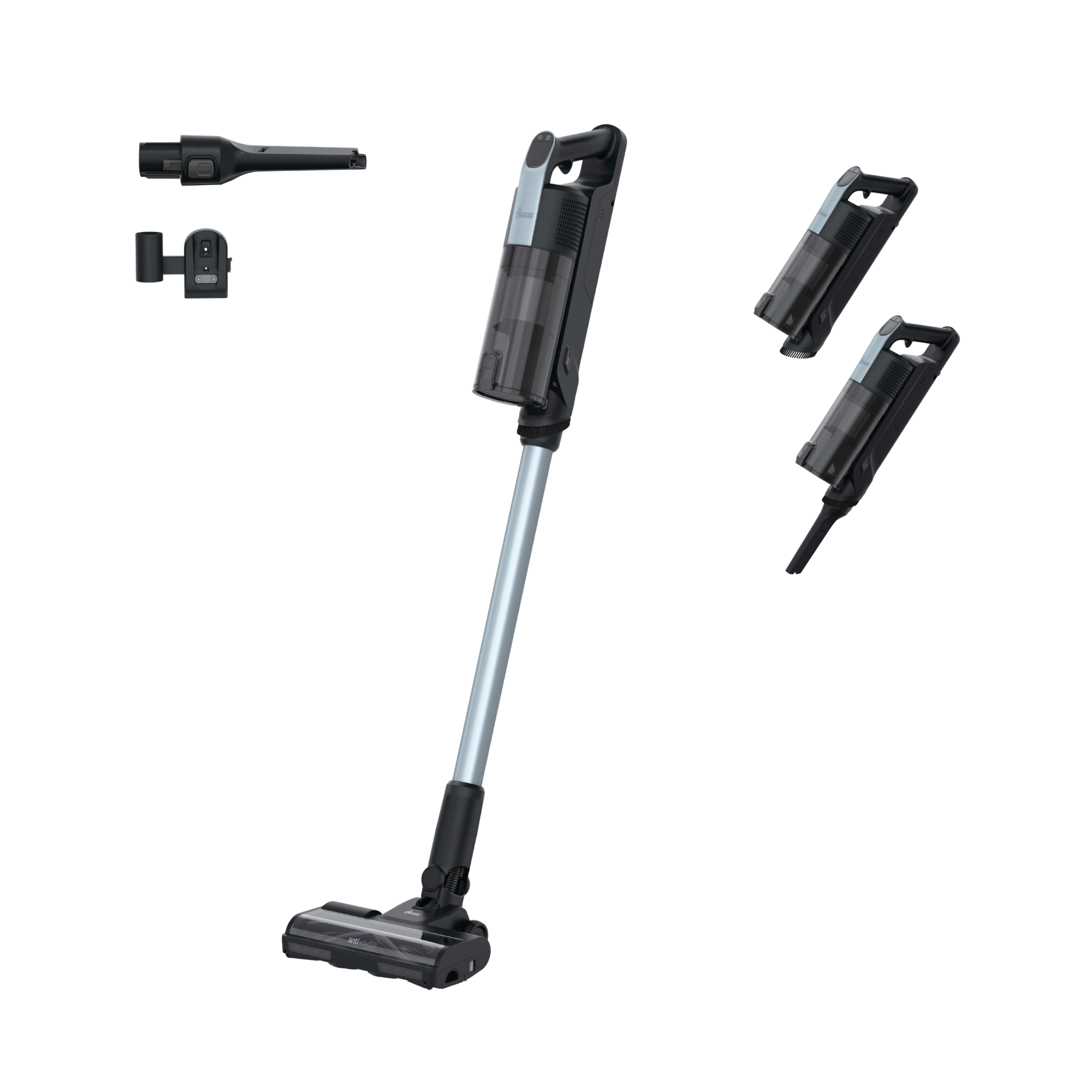 Hoover HF3 DynamicClean HF310H Cordless Stick Vacuum – 150AW, Up to 60 min, H13 HEPA, Anti-Twist