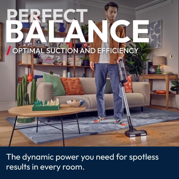 Hoover HF3 DynamicClean HF310H Cordless Stick Vacuum – 150AW, Up to 60 min, H13 HEPA, Anti-Twist