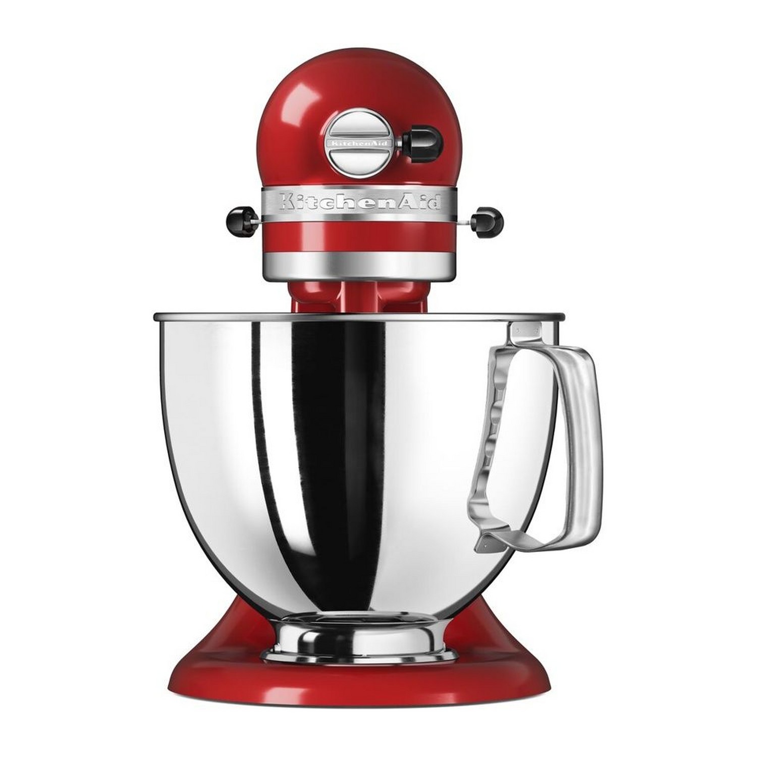 KitchenAid Artisan 5KSM125BER Tilt-Head Stand Mixer, 4.7L Bowl, 300W, 10 Speeds, Empire Red