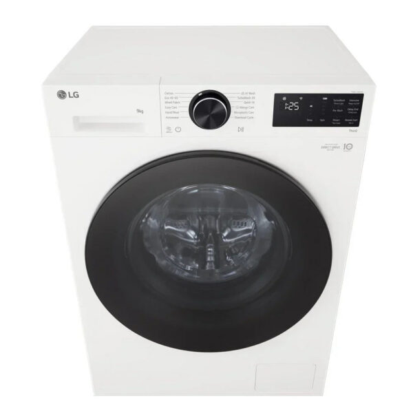 LG F2X50S9TWB VX50 Series 9kg 1200 Spin WiFi Enabled Front Load Washing Machine White - A Rated