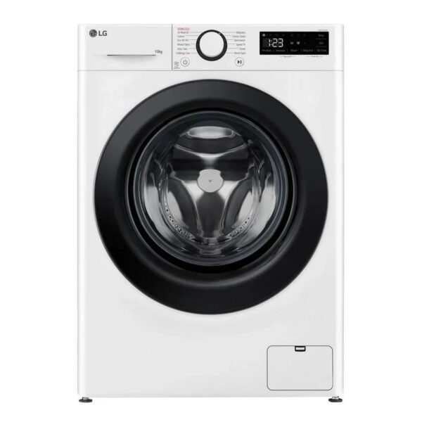 LG F4Y510WBLN1 10kg Steam 1400 Spin Freestanding Front Load Washing Machine White - A Rated