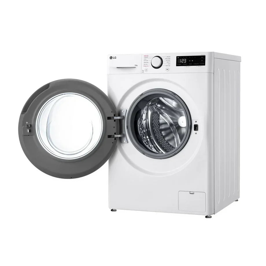 LG F4Y510WBLN1 10kg Steam 1400 Spin Freestanding Front Load Washing Machine White - A Rated