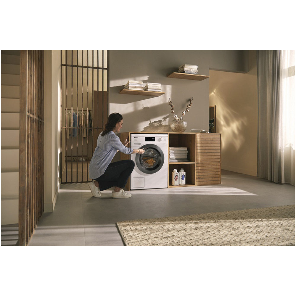 Miele WEB365 WCS PowerWash 8kg 1400 Spin Freestanding Washing Machine Lotus White