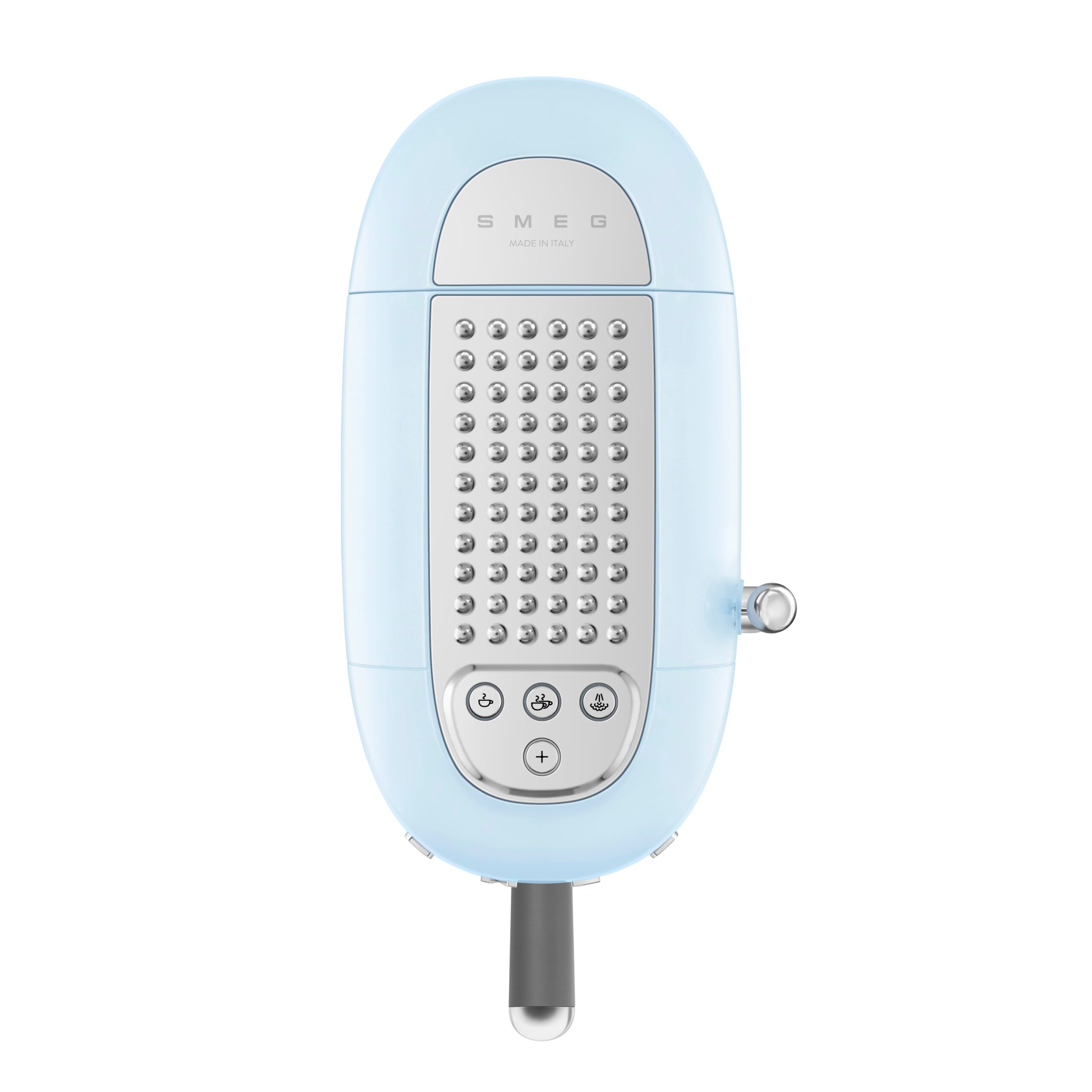 Smeg ECF02PBUK 50s Retro Style Espresso Coffee Machine with Steam Wand Pastel Blue