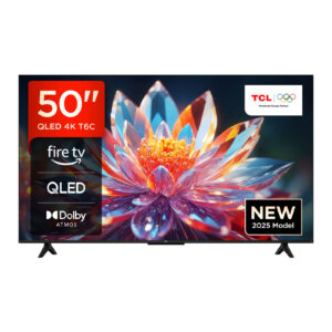 TCL 50T6C-UK 50" QLED 4K HDR Smart Fire TV with Freely, Dolby Vision, HDR10+, Dolby Atmos & DTS:X