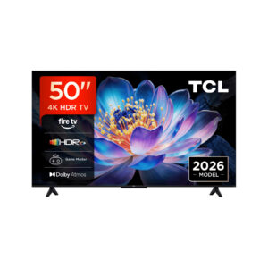 TCL 50V6D-UK 50" 4K HDR Smart Fire TV (2026), HDR10+, Dolby Atmos & DTS:X, HDMI 2.1 Game Master
